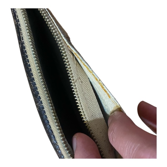 Vintage seal skin wallet. Handmade. Antique (?) - Picture 7 of 16